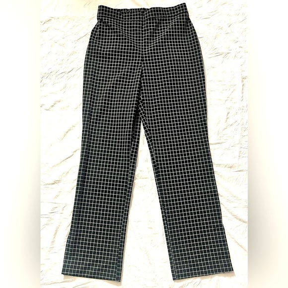 Pants - Massimo Fabro Italy Black and White Checkered Women's Trousers Pants Size 6
